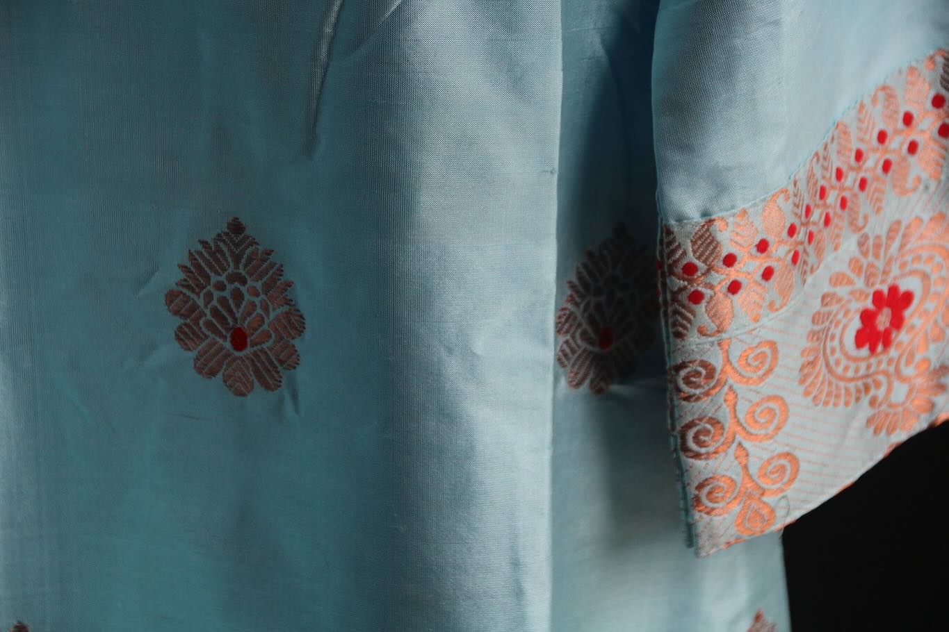 Blue Gown Style Long Tunic