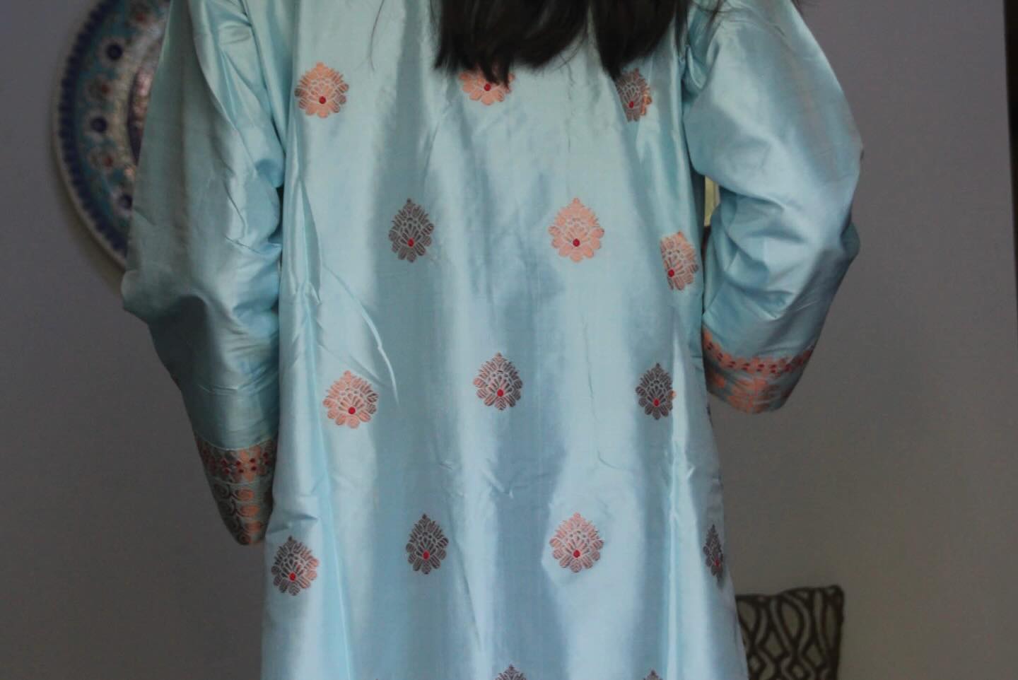 Blue Gown Style Long Tunic